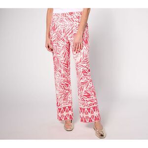 Ryan Simkhai Eyeshop Women's Petite Pants 1XP Pet Cabana Multi-colored